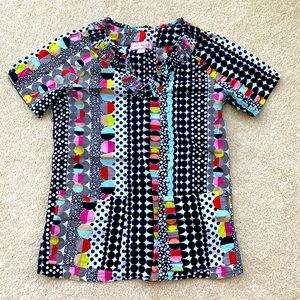 Small koi scrub top
